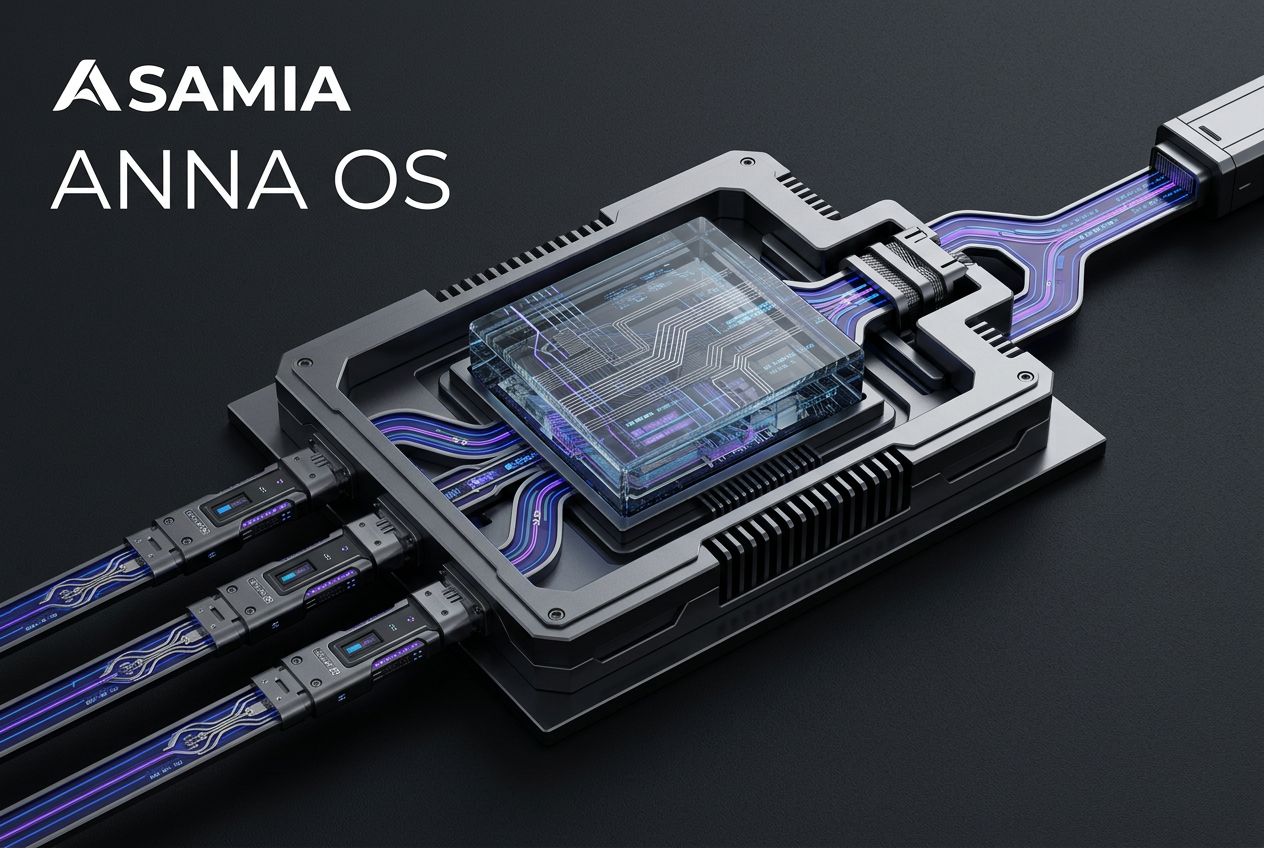 ASAMIA ANNA OS concept: a protected compute core with authorised pathways