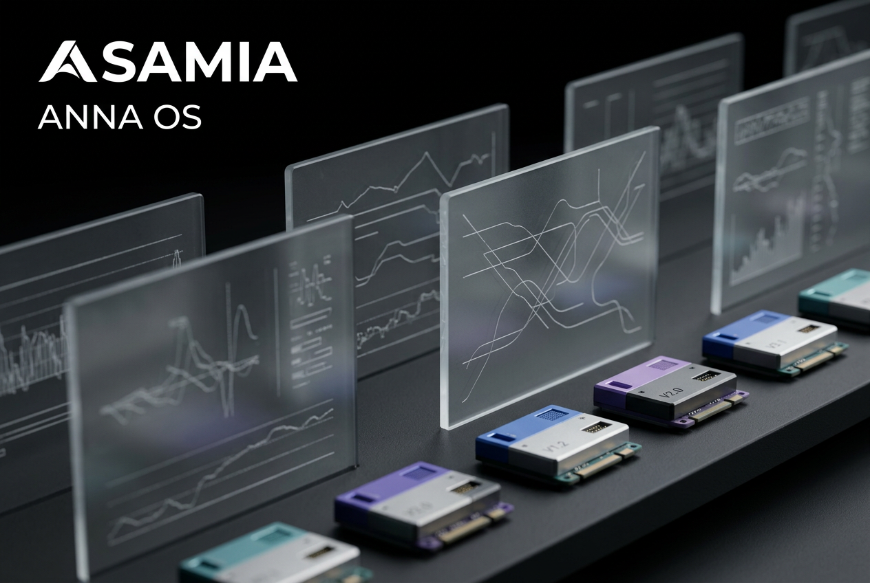 ASAMIA ANNA OS concept: versioned evaluation panels and compute modules